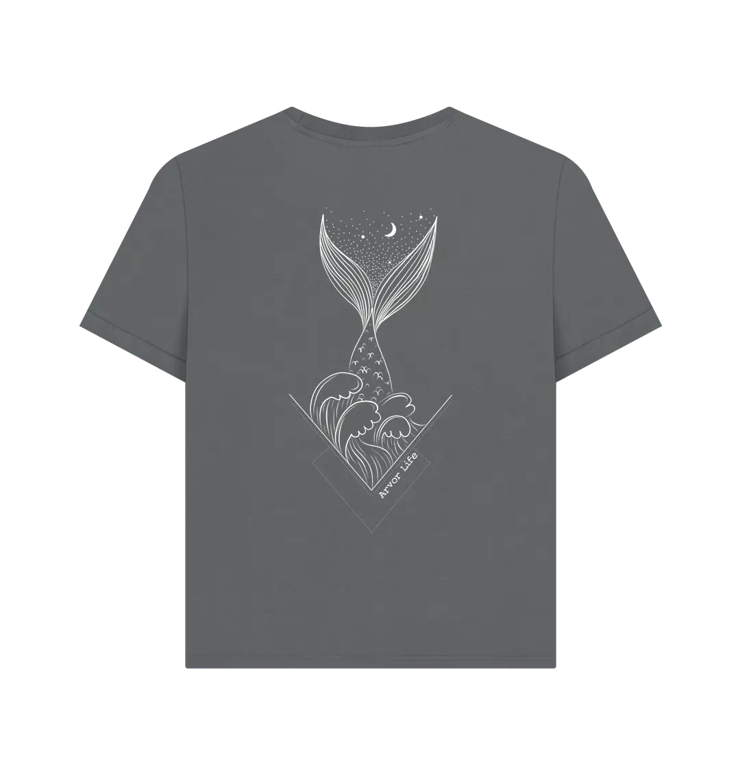 Slate Grey Printed T-shirt