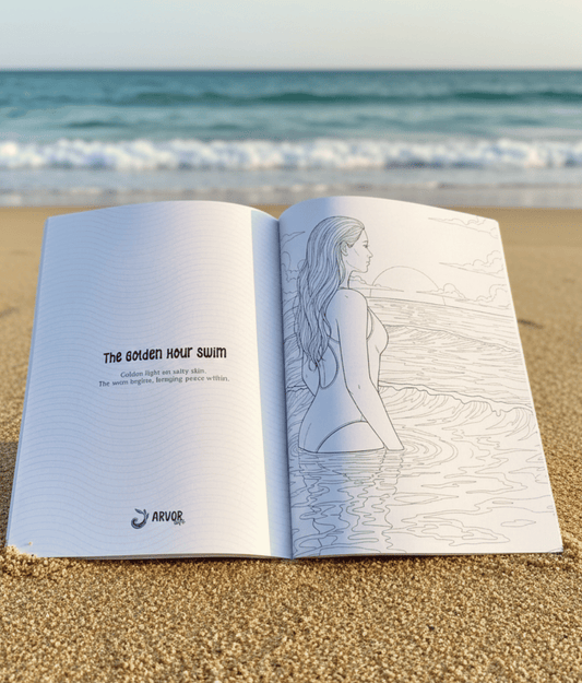 The Wild Swimmer's Colouring Book