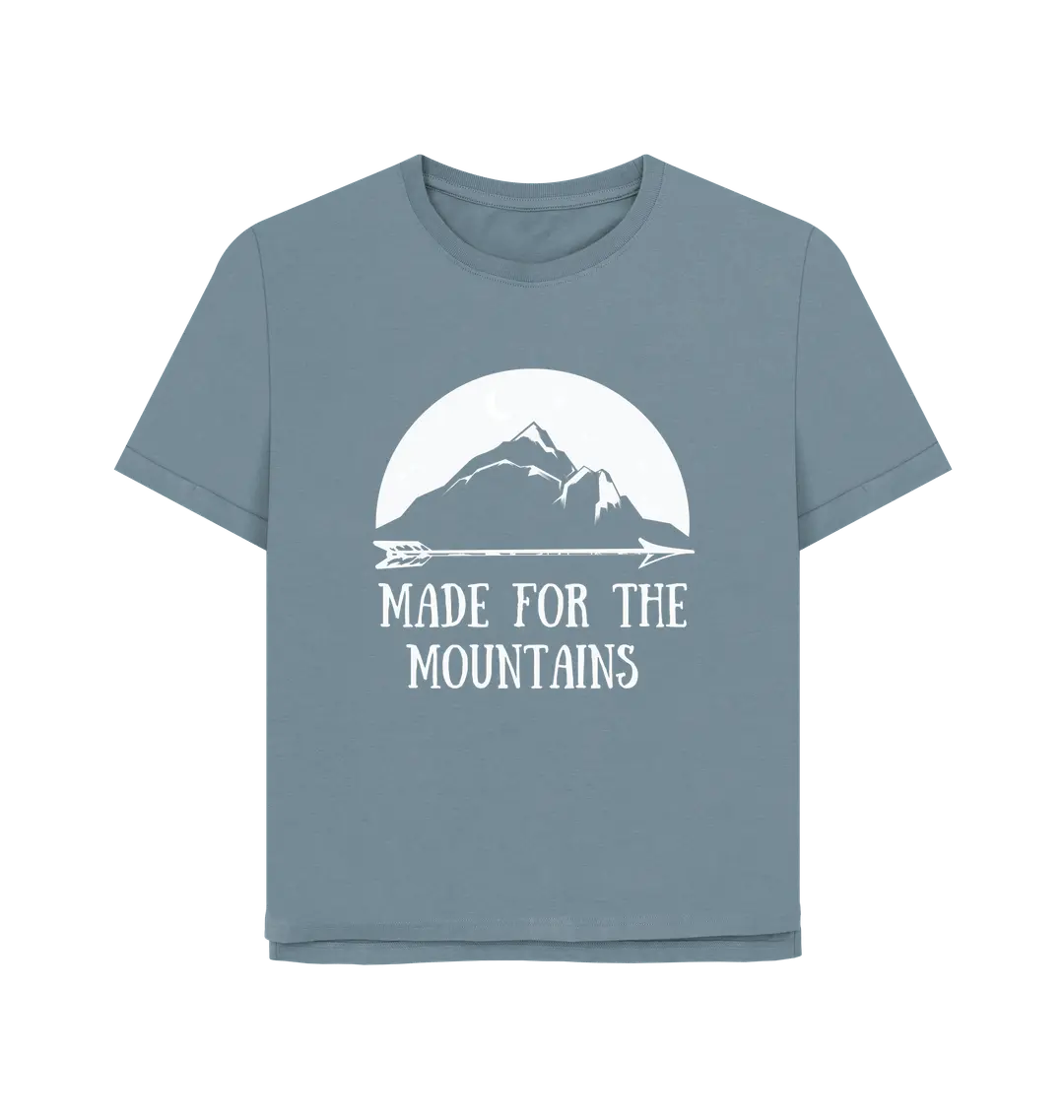 Stone Blue Printed T-shirt