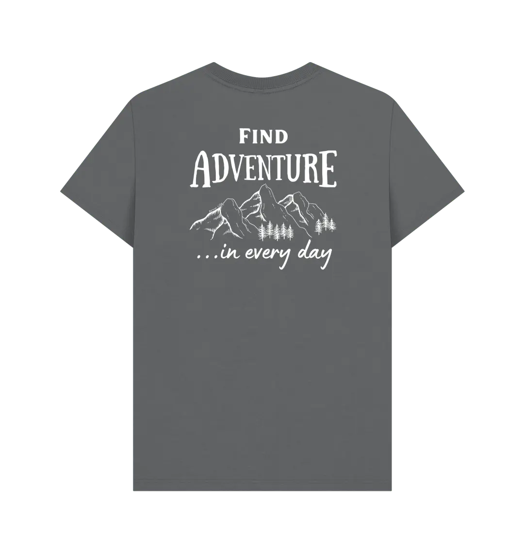 Slate Grey Printed T-shirt