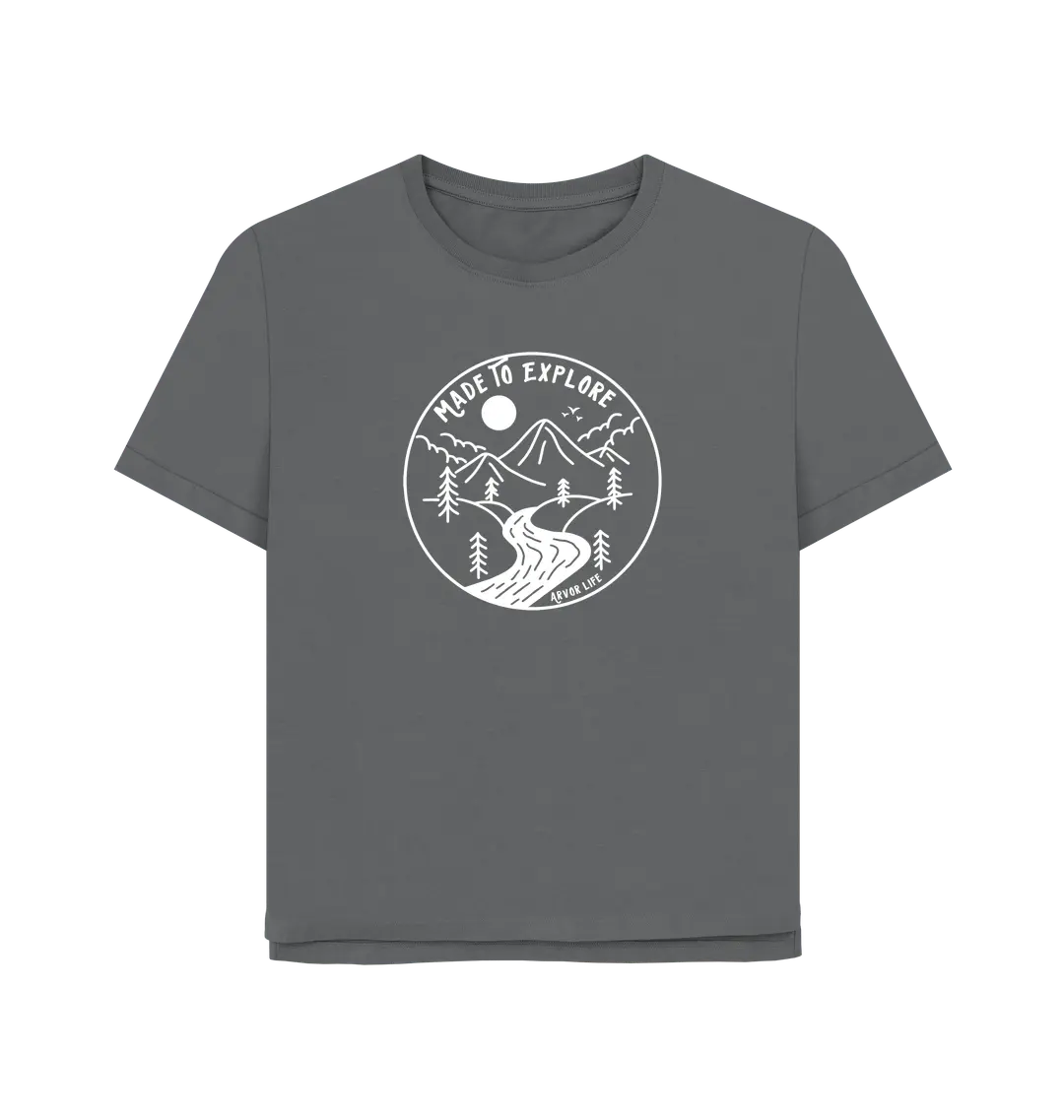 Slate Grey Printed T-shirt