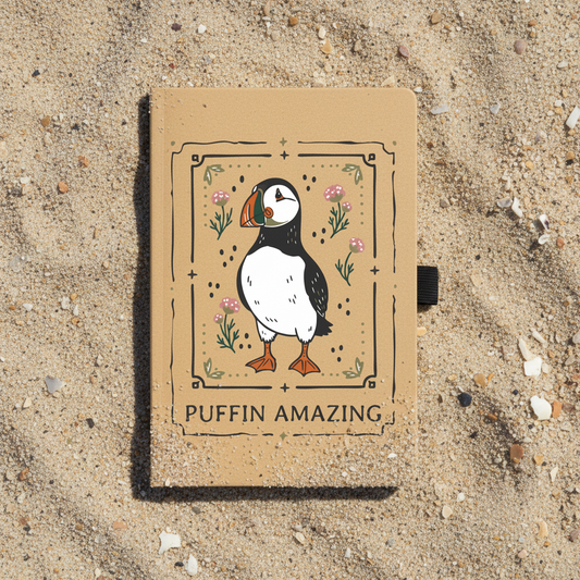 Puffin Amazing Notebook Kraft Printed Notebook Front