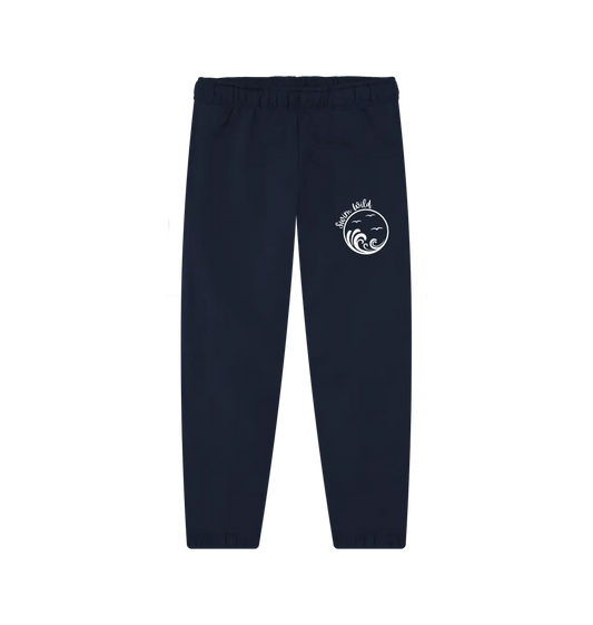 Swim Wild Women’s Jogging Bottoms Navy Sustainable women’s jogging bottoms with Swim Wild design