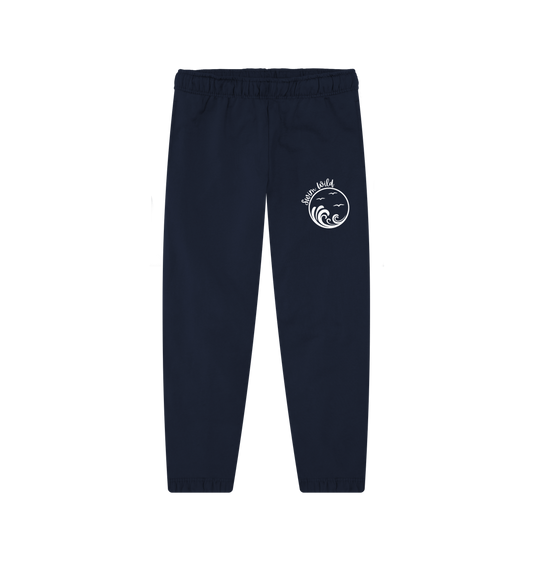 Swim Wild Women’s Jogging Bottoms Navy Sustainable women’s jogging bottoms with Swim Wild design