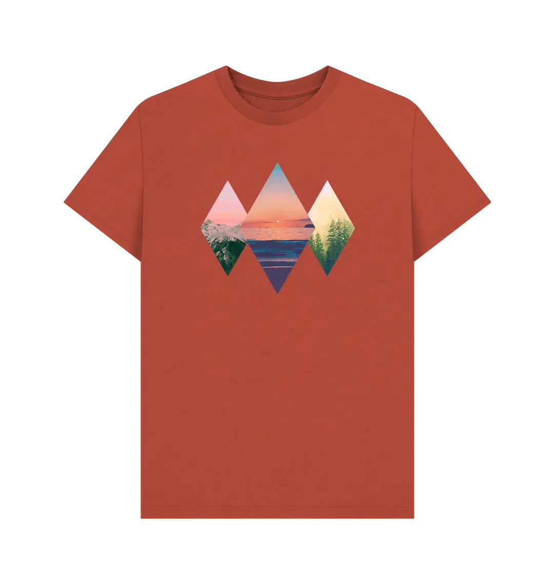 Rust Printed T-shirt