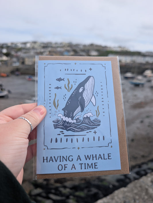 Whale Greetings Card Arvor Life