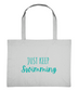 Just Keep Swimming Recycled Cotton Shopping Bag