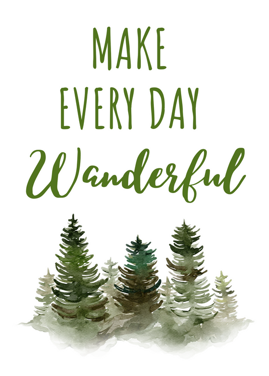 Make Wanderful Wall Art: Digital Download and Printer-friendly