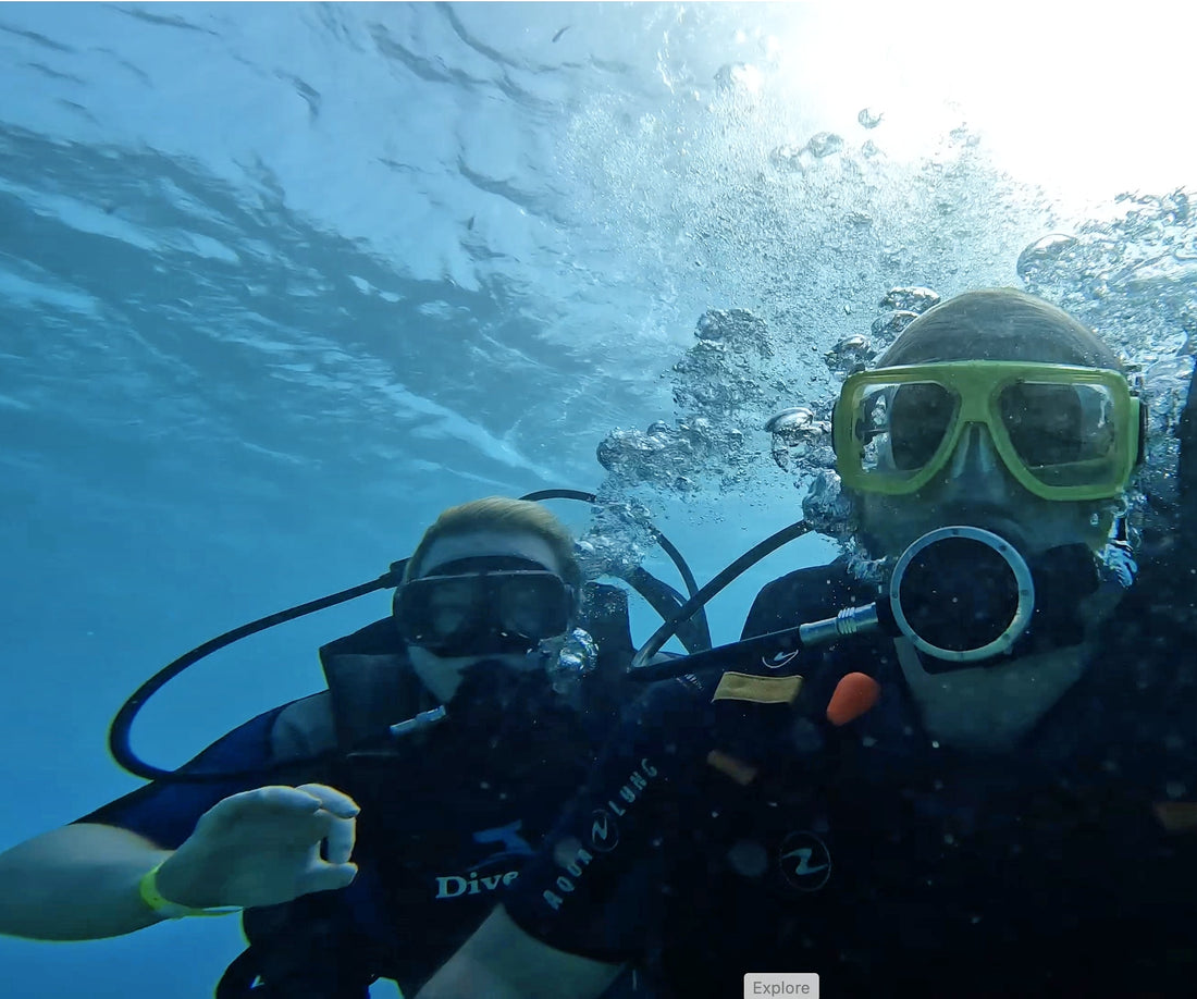 Diving into an underwater world in the Red Sea