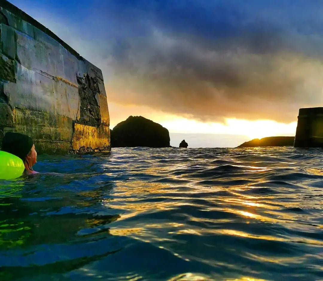 Sunset Swimming is Seratonin for the Soul