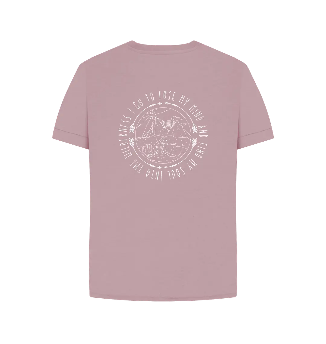 Mauve Printed T-shirt