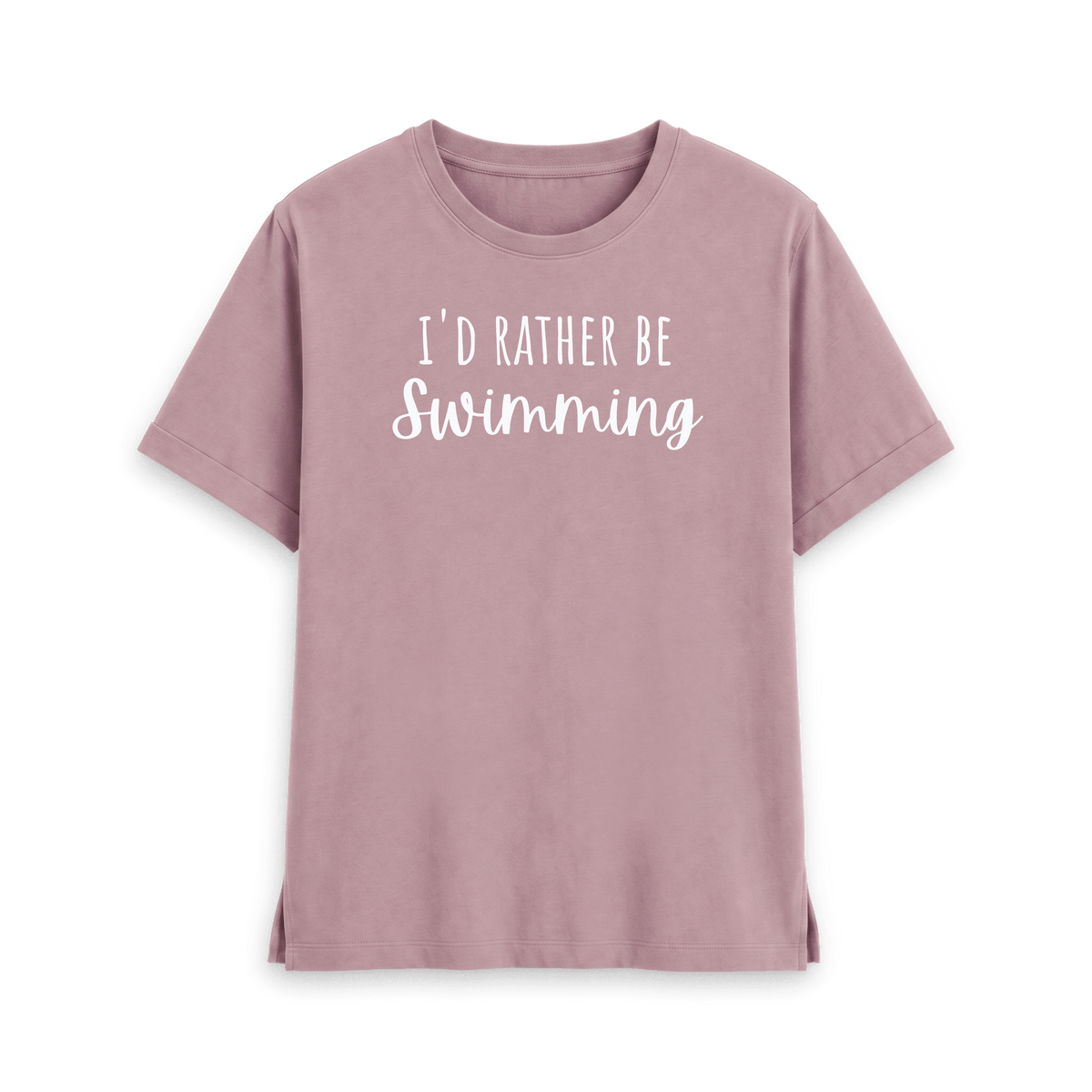 Mauve Printed T-shirt Front