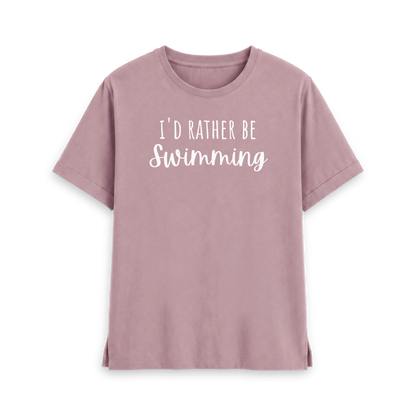 Mauve Printed T-shirt Front