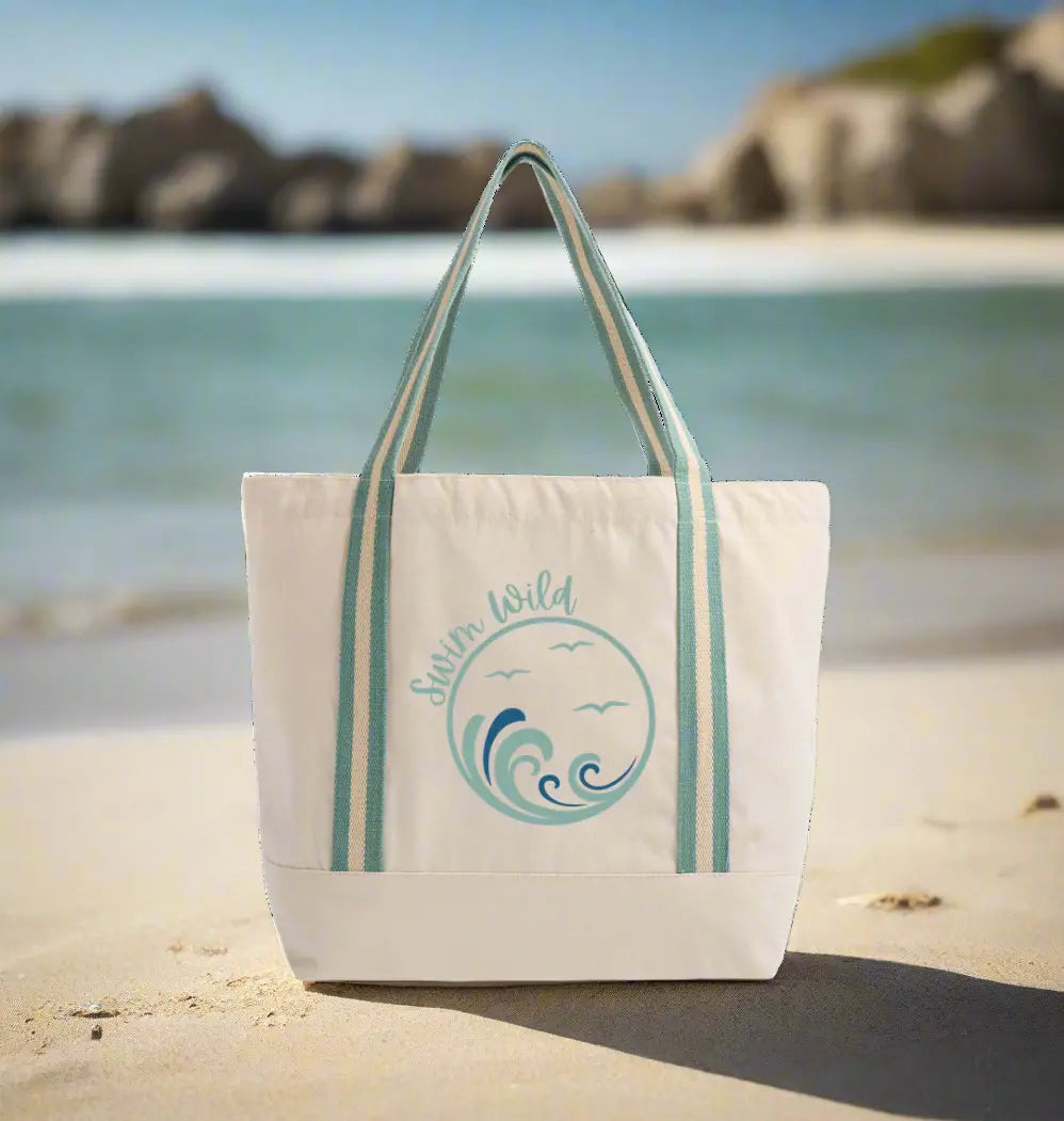 Natural/Sage Green Heat Transfer Bag