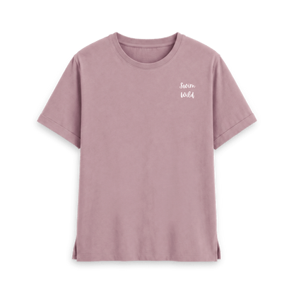 Mauve Printed T-shirt Front