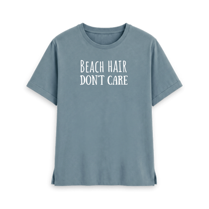 Stone Blue Printed T-shirt Front