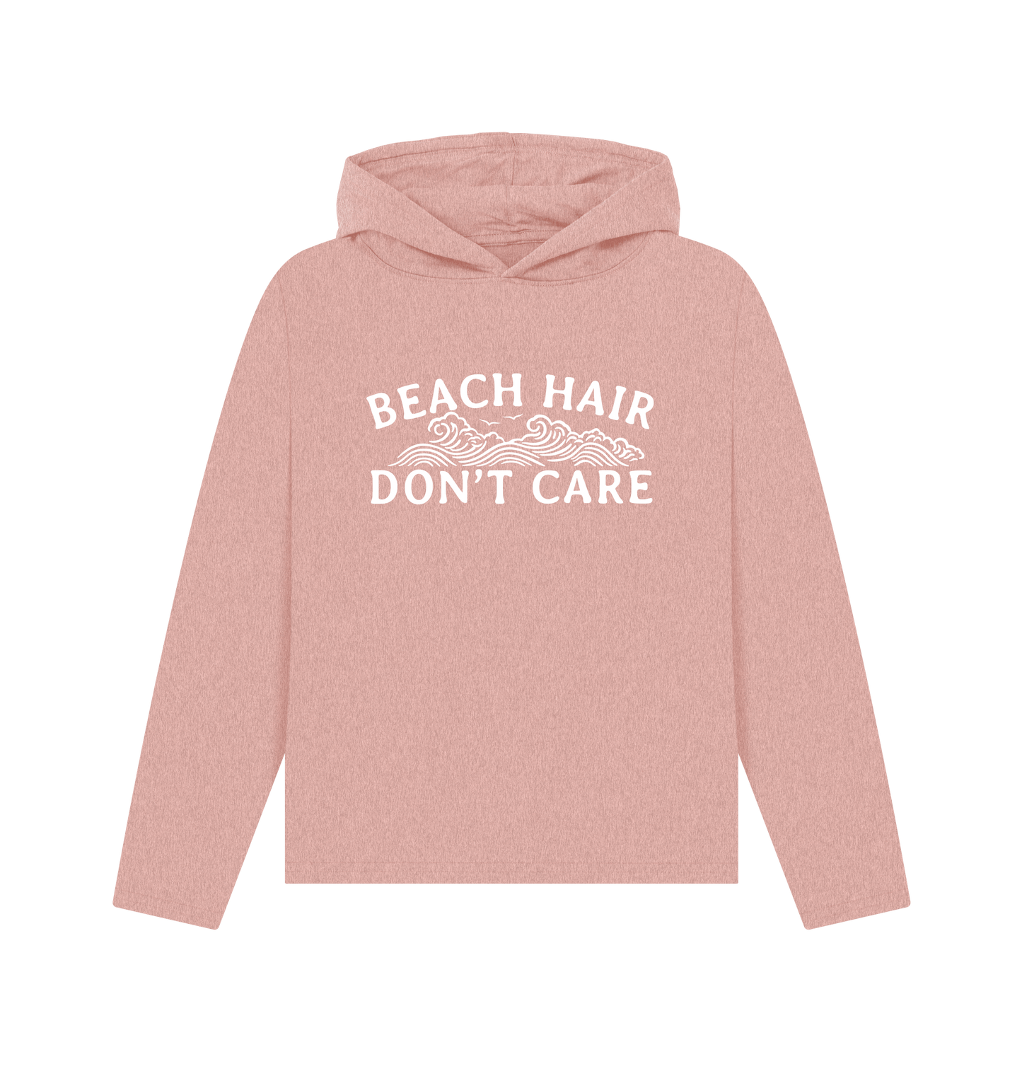 Sunset Pink Recycled Hoody Front