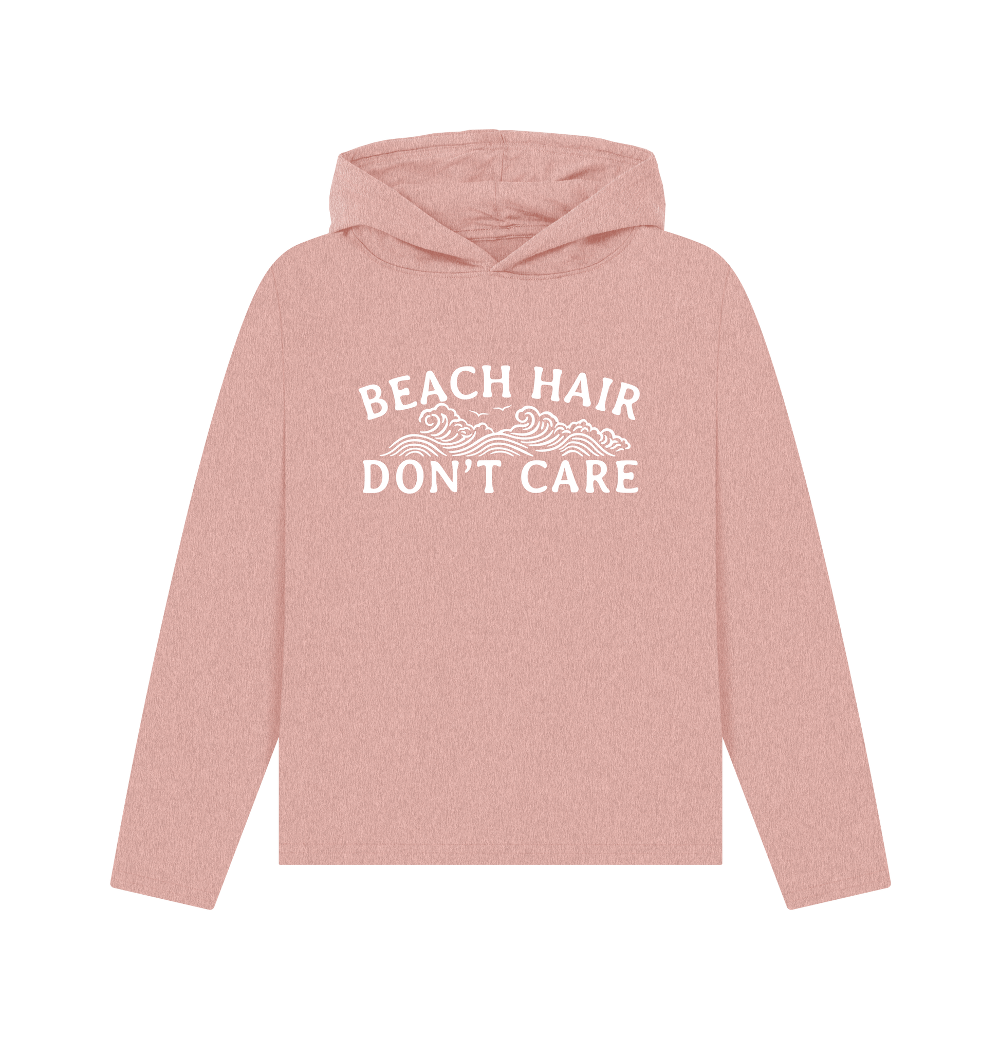 Sunset Pink Recycled Hoody Front