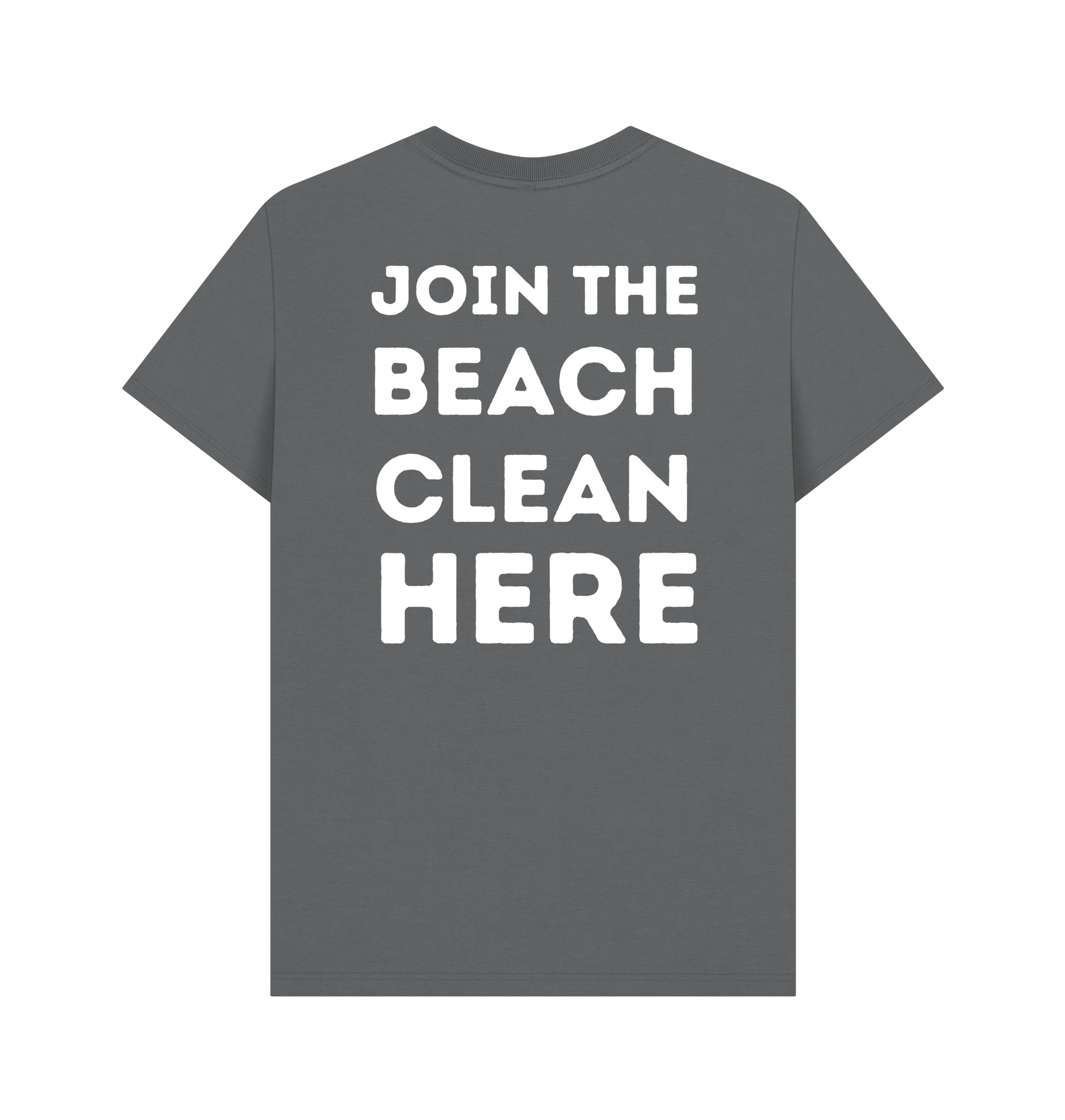 Slate Grey Printed T-shirt Back