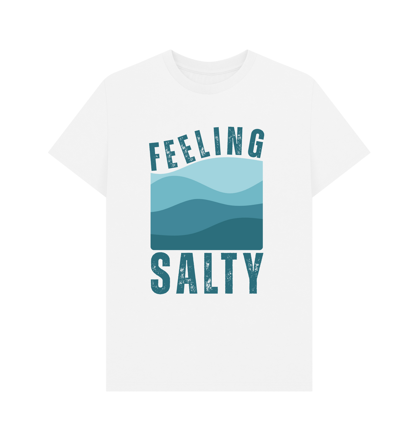White Printed T-shirt Front