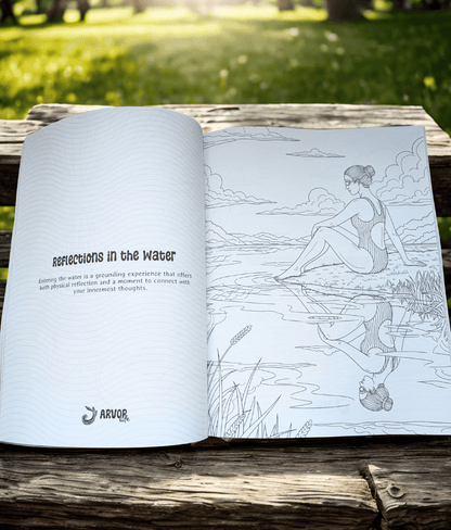 The Wild Swimmer's Colouring Book