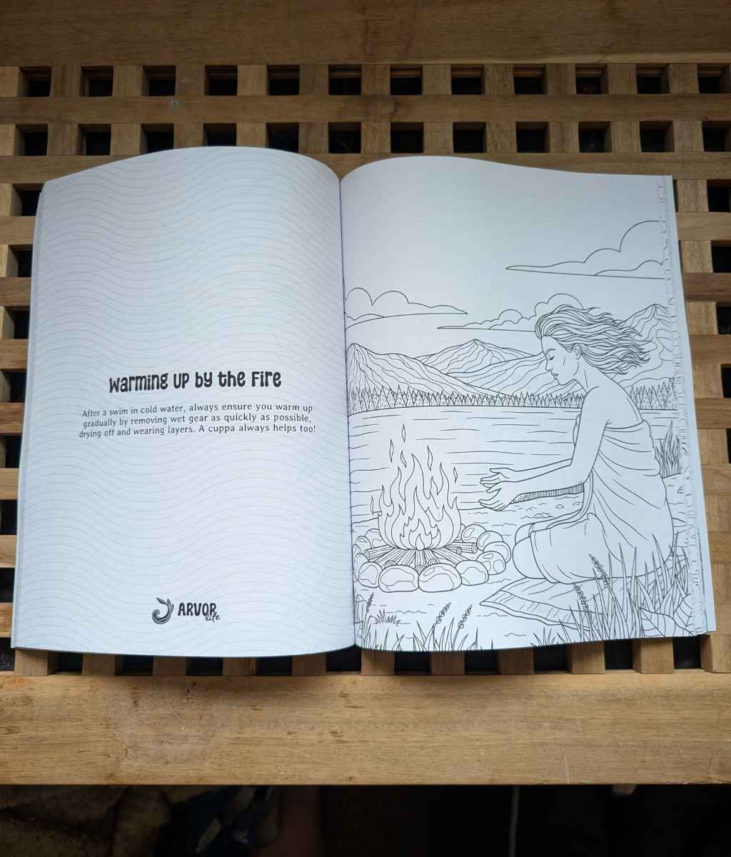 The Wild Swimmer's Colouring Book Arvor Life