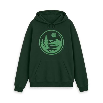 Evergreen Printed Hoody Front