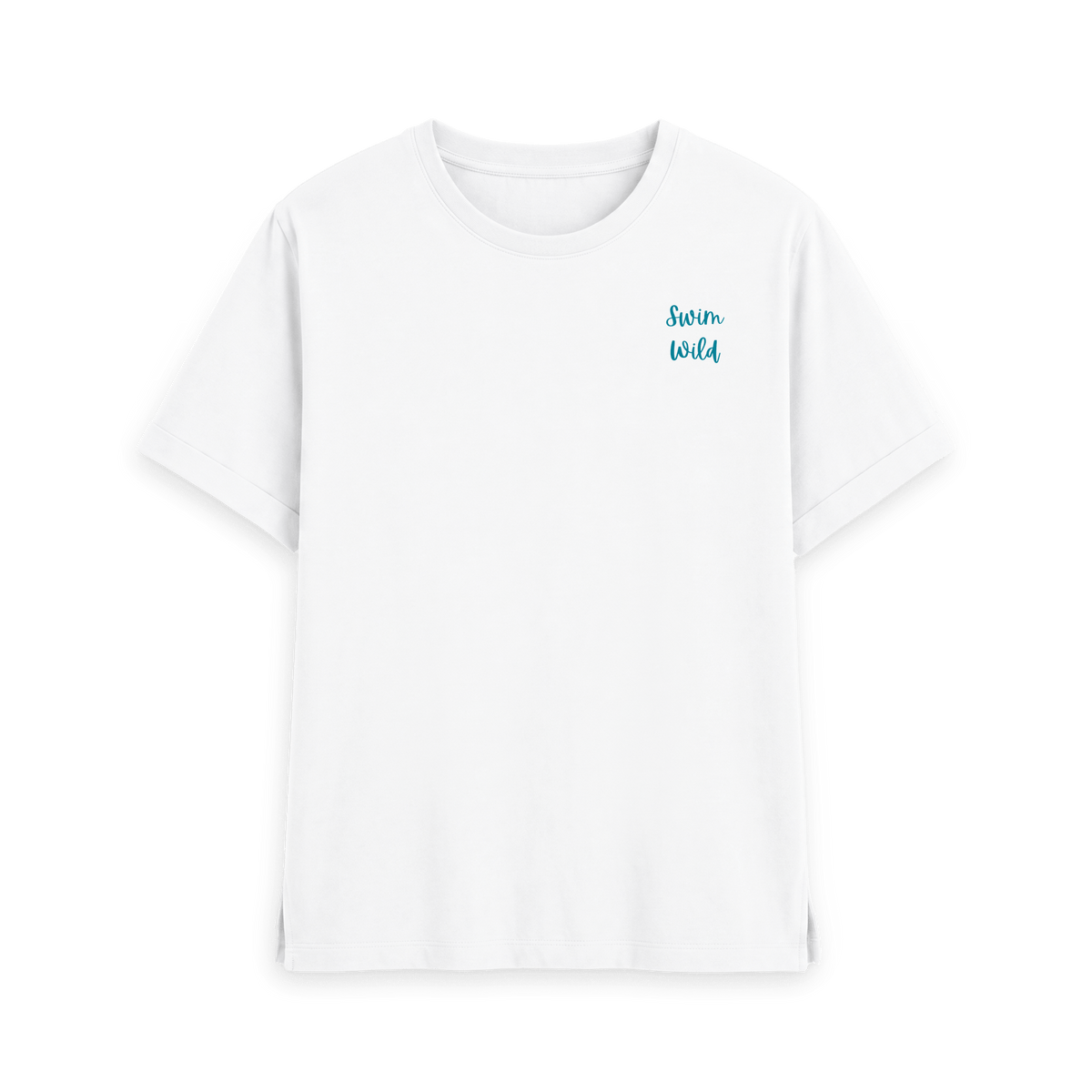 White Printed T-shirt Front