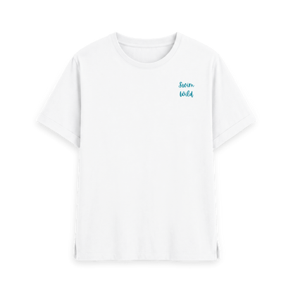 White Printed T-shirt Front