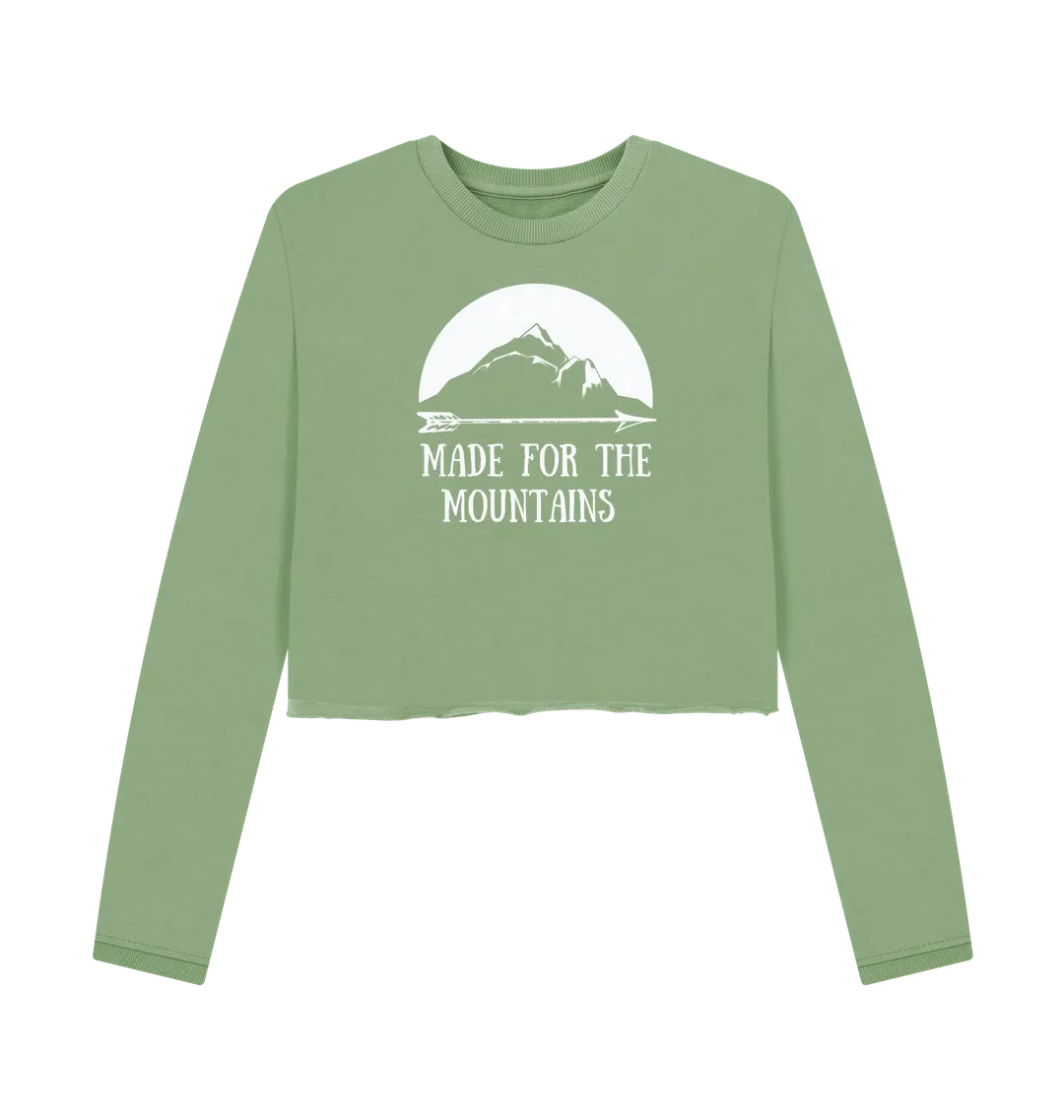 Sage Printed Boxy Jumpers