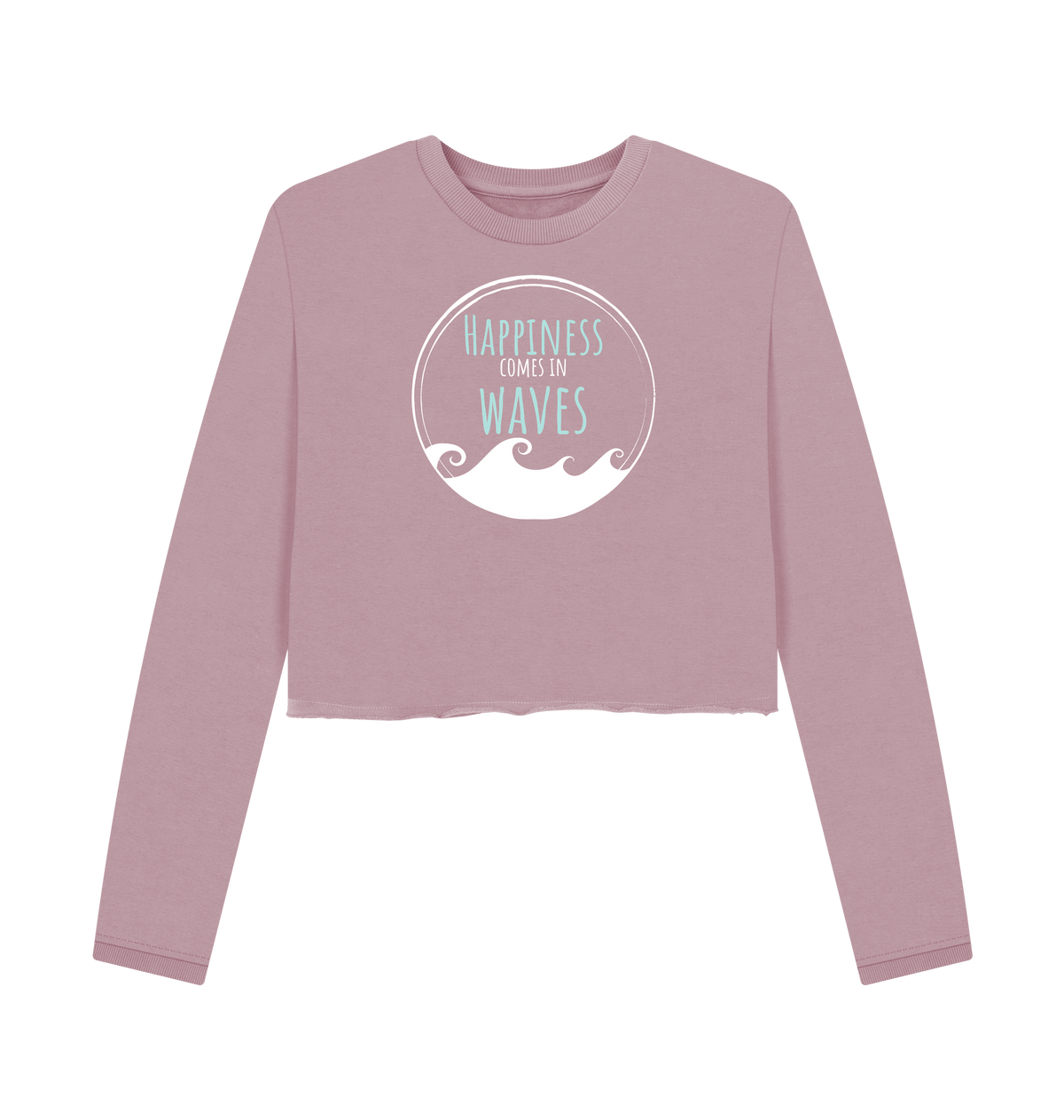 Mauve Printed Boxy Jumpers Front