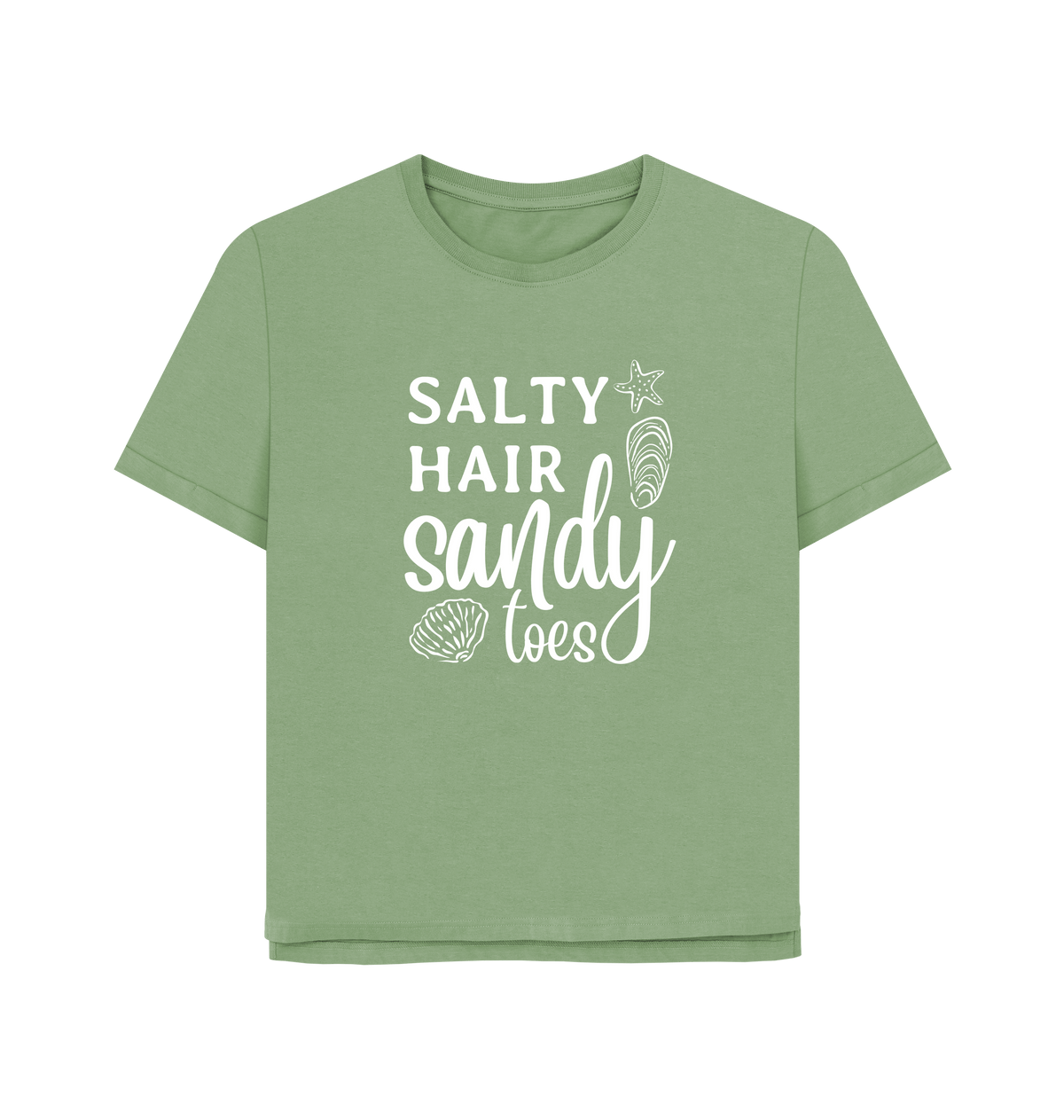 Sage Printed T-shirt Front