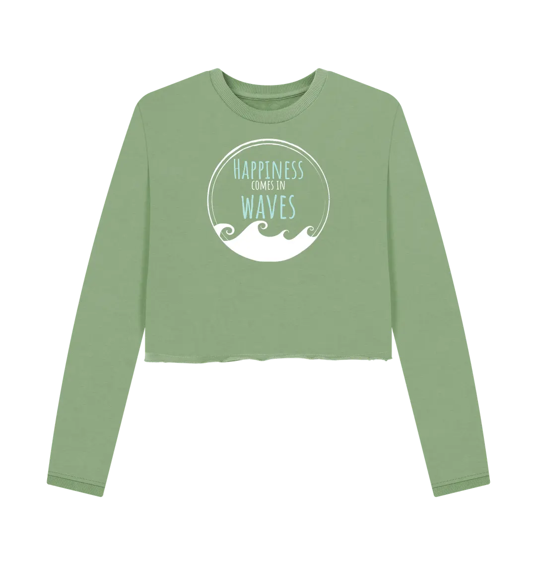 Sage Printed Boxy Jumpers