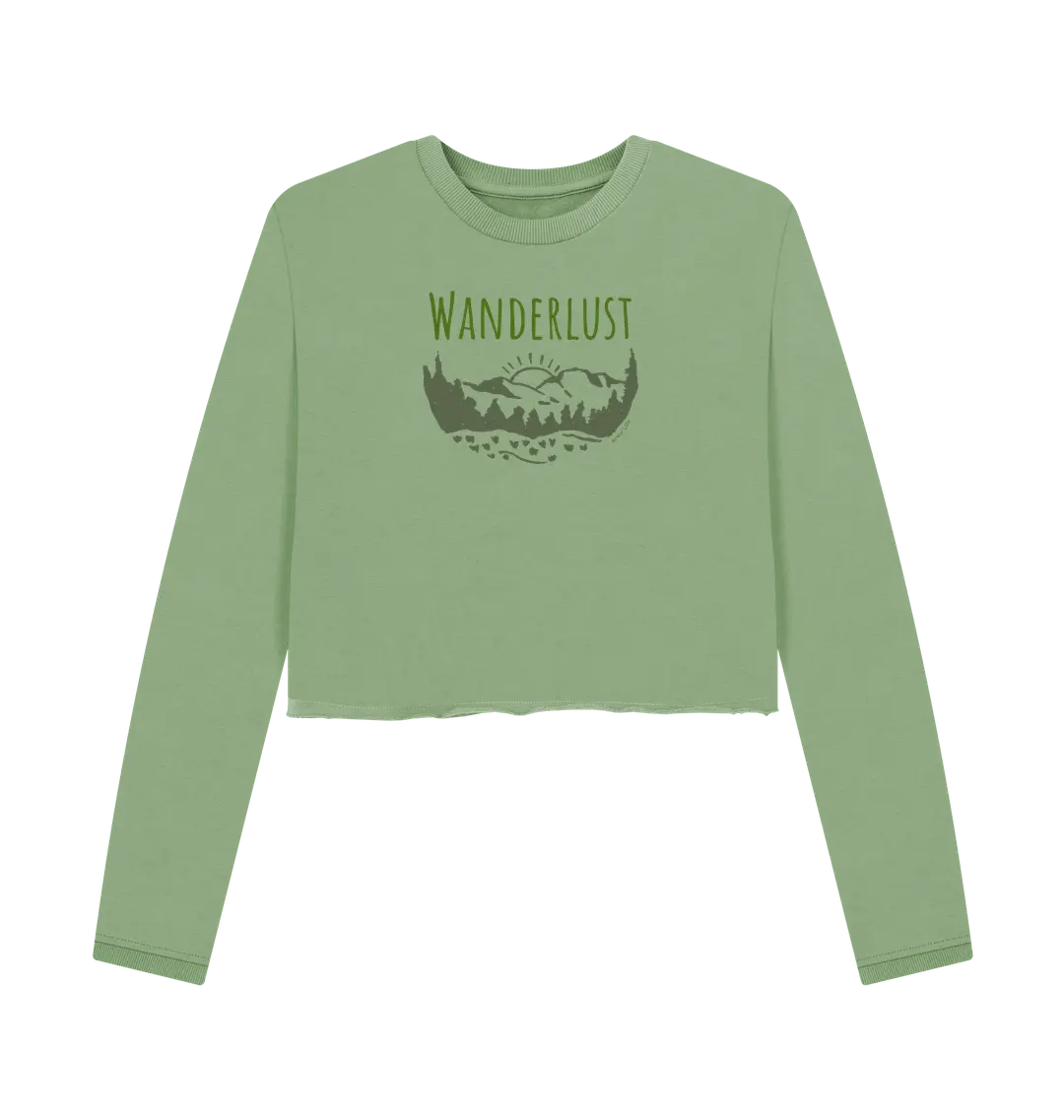 Sage Printed Boxy Jumpers