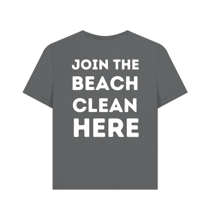 Slate Grey Printed T-shirt Back