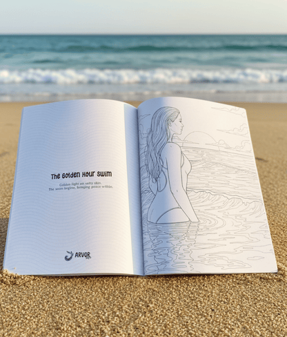 The Wild Swimmer's Colouring Book