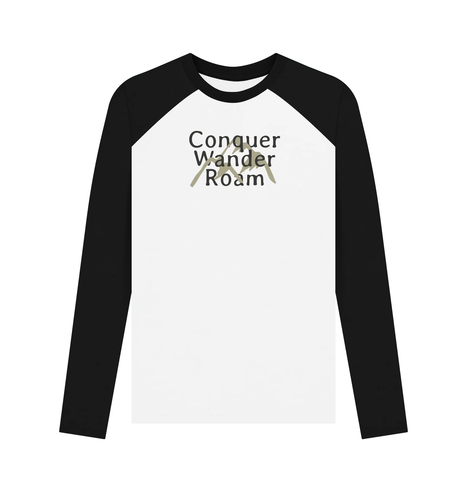 Black-White Printed Baseball T-shirt Front