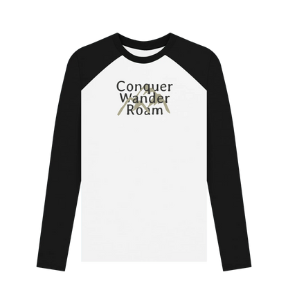 Black-White Printed Baseball T-shirt Front