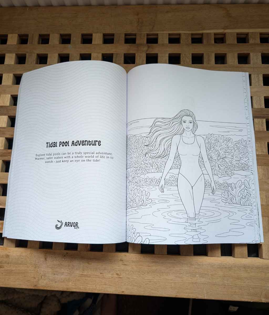 The Wild Swimmer's Colouring Book Arvor Life