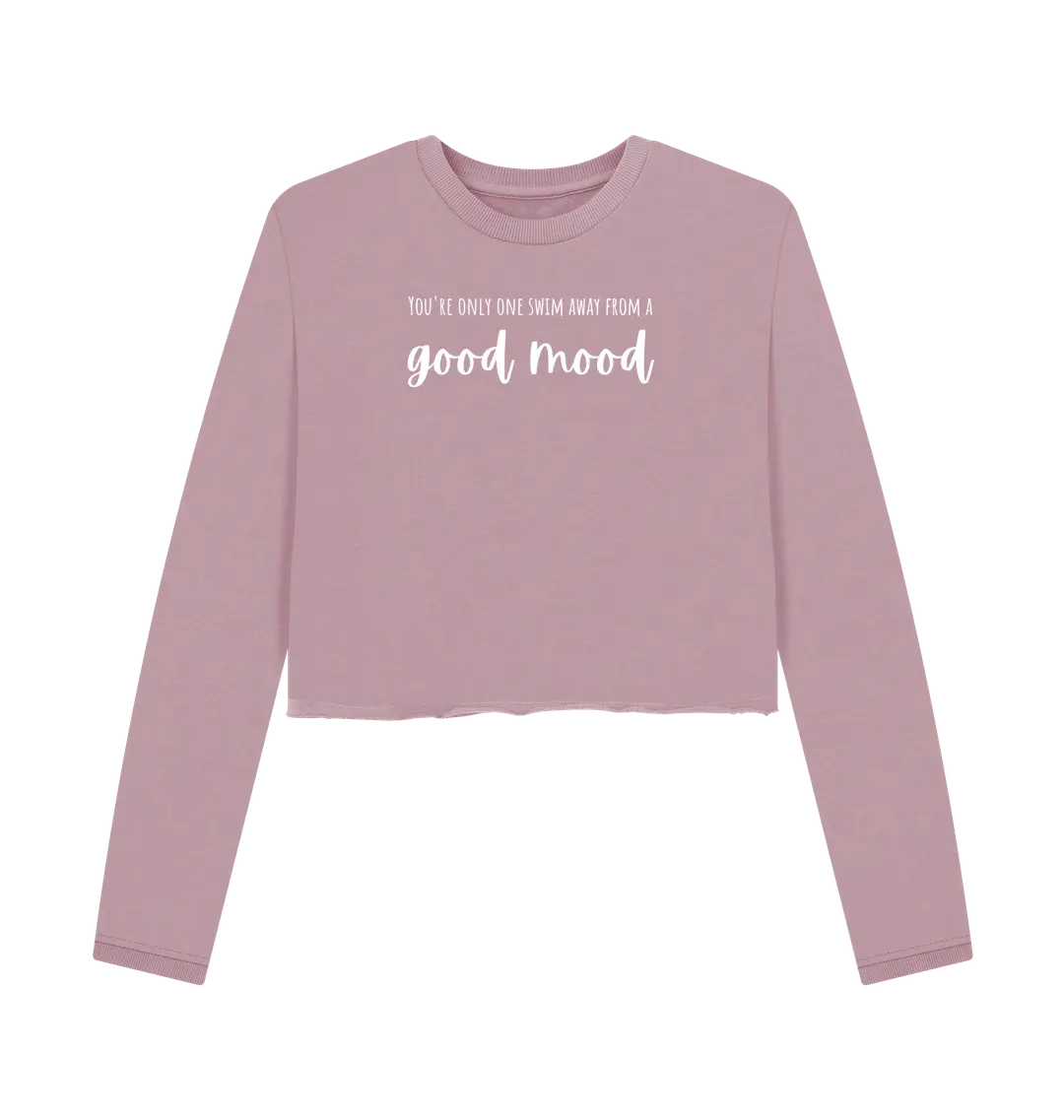 Mauve Printed Boxy Jumpers