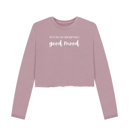 Mauve Printed Boxy Jumpers