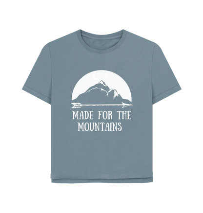 Stone Blue Printed T-shirt