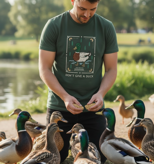 Dark Grey Printed T-shirt Front