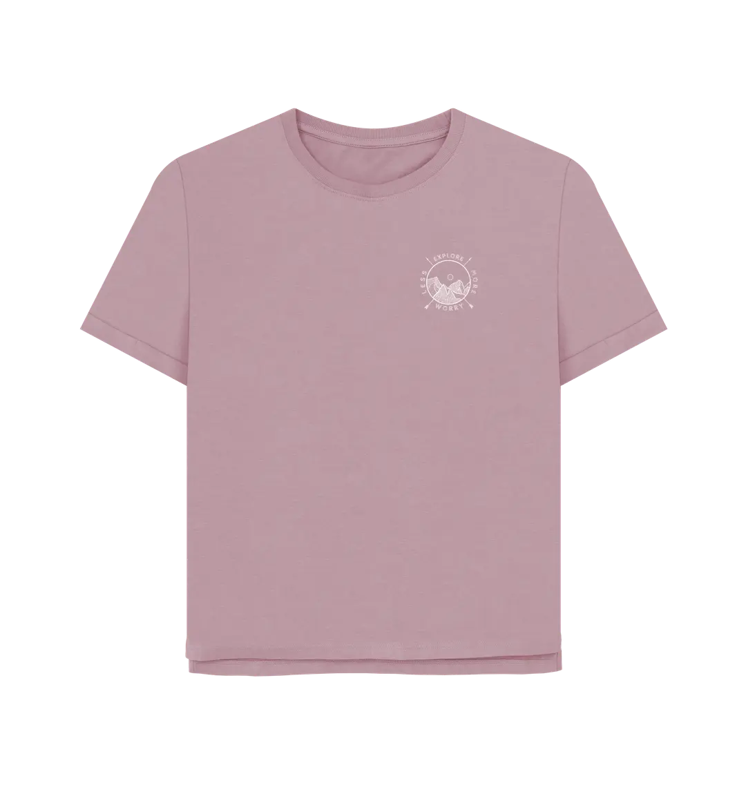 Mauve Printed T-shirt