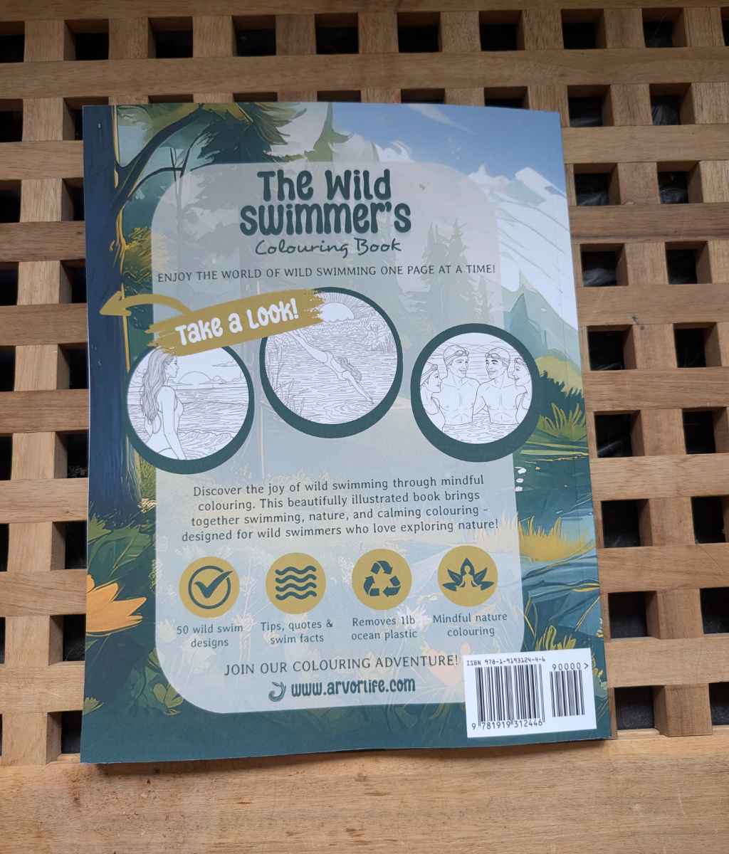 The Wild Swimmer's Colouring Book Arvor Life