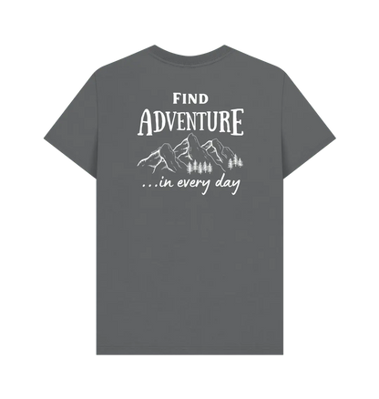 Slate Grey Printed T-shirt