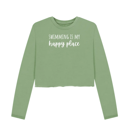 Sage Printed Boxy Jumpers