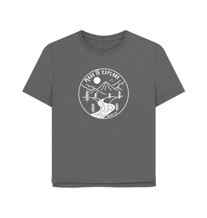Slate Grey Printed T-shirt