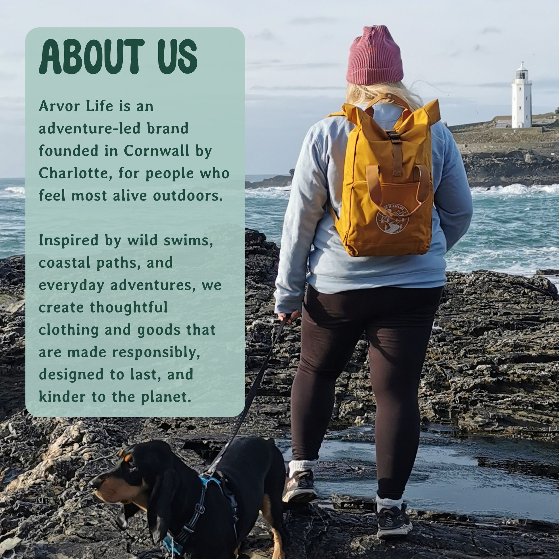 One Swim Away Roll-top Backpack Arvor Life