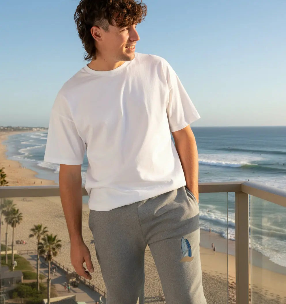 Surfboard design Fleece-lined men’s joggers perfect for post-surf warmth and coastal exploration